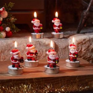 Santa-Tealight-Candles