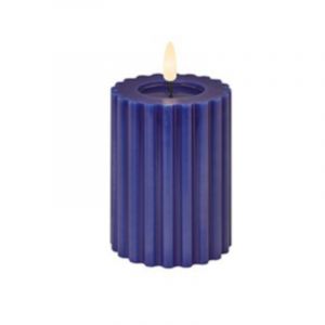 Battery Operated Candle (Dark Blue)