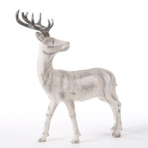 whitewashed-deer-buck-ornament